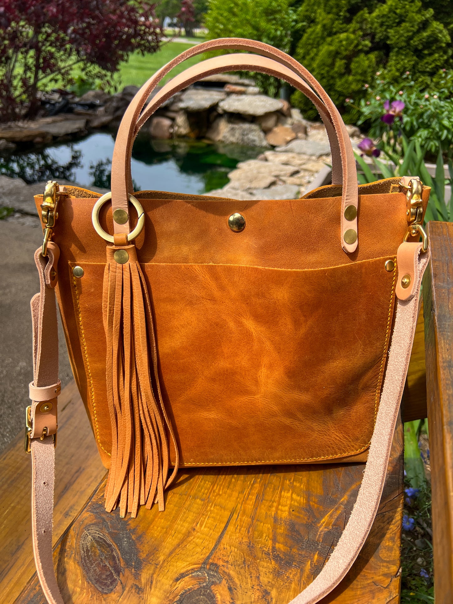 Brookie Medium Shoulder Tote in Sedona