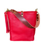 Bennett Bucket in Ruby Vachetta