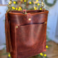 Bennett Bucket in Amber Full Grain Leather