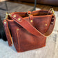 Bennett Bucket in Amber Full Grain Leather