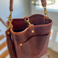 Bennett Bucket in Amber Full Grain Leather