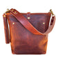 Bennett Bucket in Amber Full Grain Leather