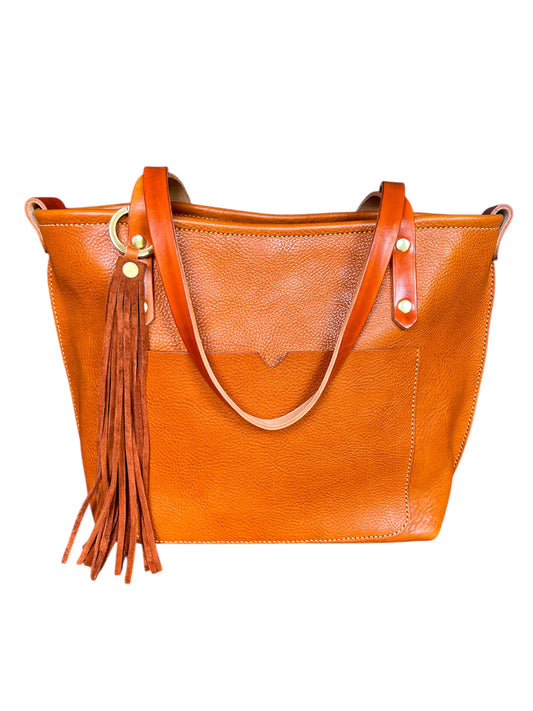 Carryall Tote in Ginger Vachetta