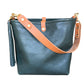 Hobo Bucket in Evergreen Vachetta