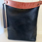 Slim Hobo Bucket in Horween Jet Black Full Grain Leather w/Hermann Oak Strap
