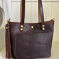 Bennett “shorty” Tote in Vintage Hickory