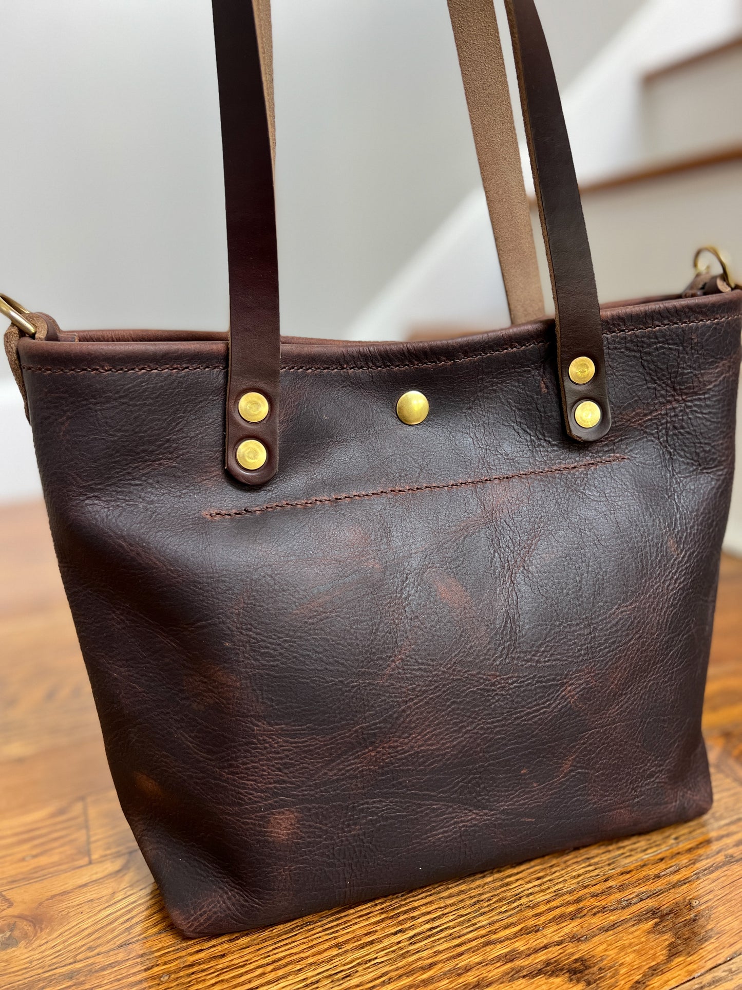 Bennett “shorty” Tote in Vintage Hickory