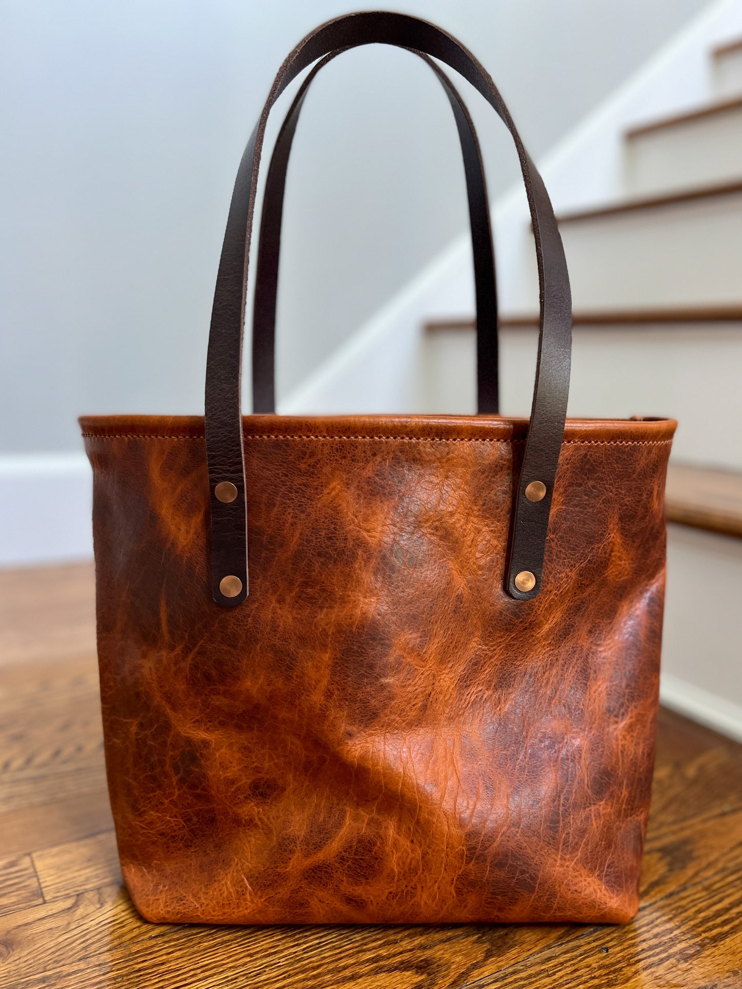 Classic Tote in Maple Glazed Bison