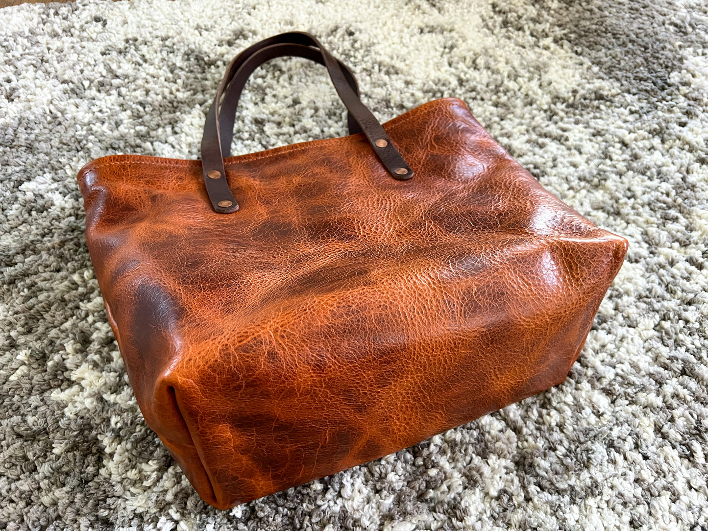 Classic Tote in Maple Glazed Bison