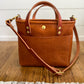 Brookie Crossbody Tote in Montana Veg-tan