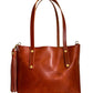 East-West Tote in English Tan Dublin Horween