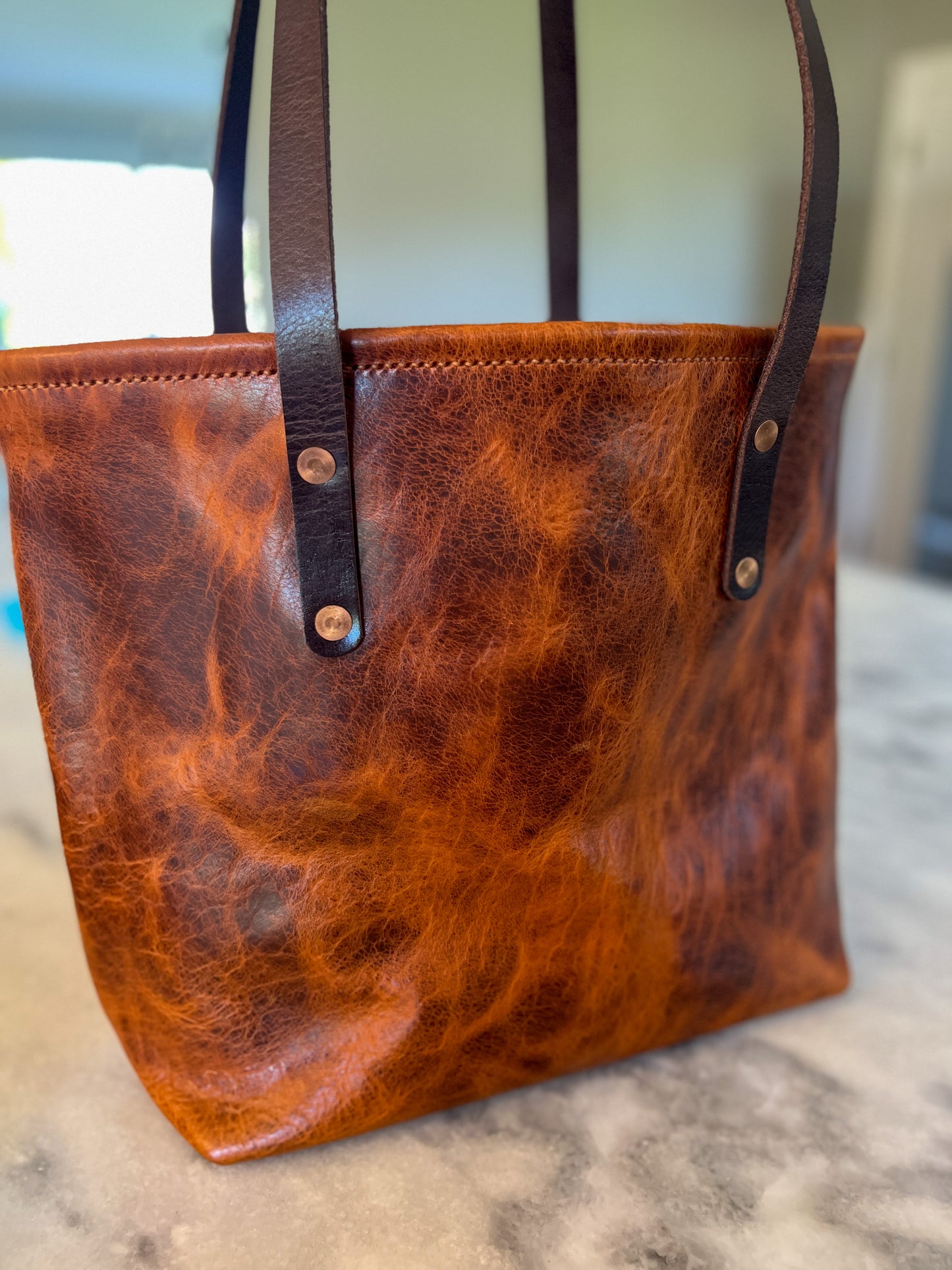 Classic Tote in Maple Glazed Bison