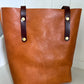 Tall Tote in Premium Saddle