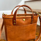 Brookie Crossbody Tote in Montana Veg-tan