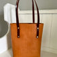 Tall Tote in Premium Saddle