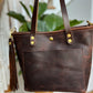 Bennett “shorty” Tote in Vintage Hickory