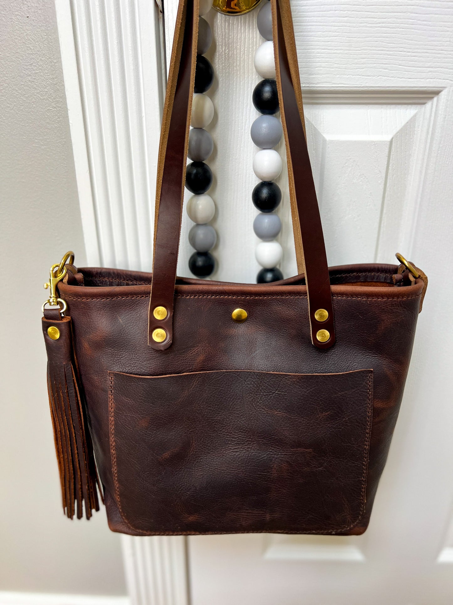 Bennett “shorty” Tote in Vintage Hickory