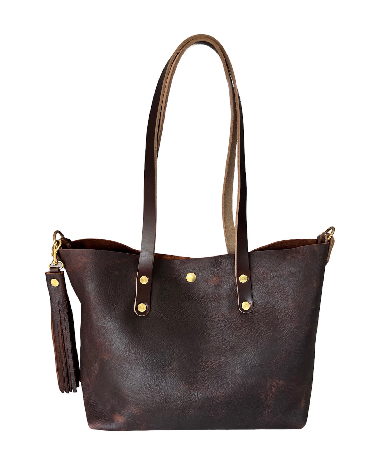 East-West Tote in Vintage Hickory