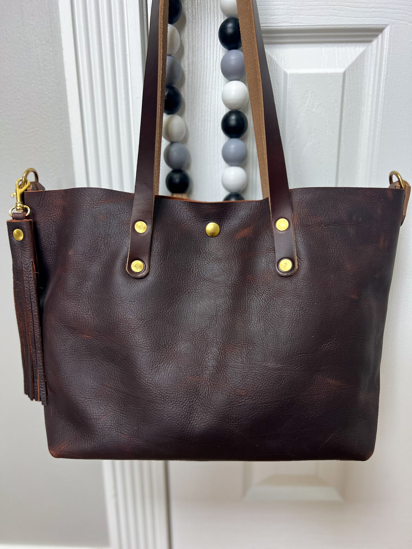 East-West Tote in Vintage Hickory