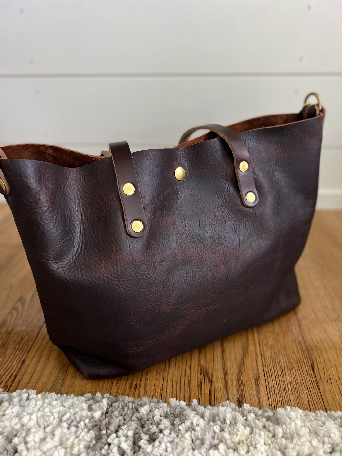 East-West Tote in Vintage Hickory