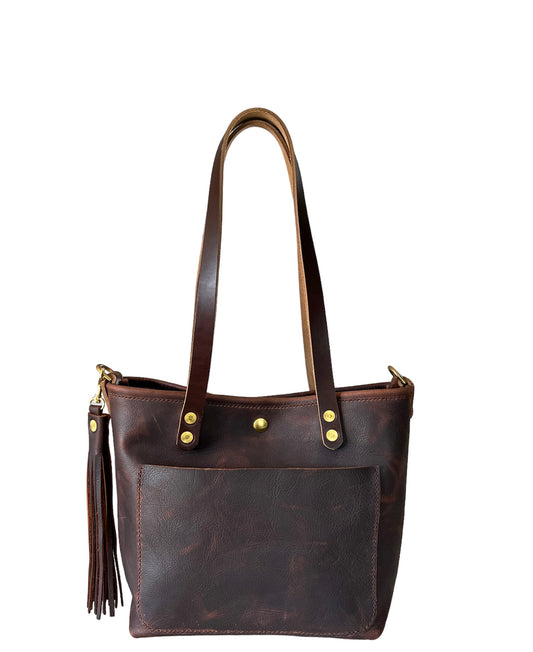 Bennett “shorty” Tote in Vintage Hickory