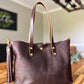 East-West Tote in Vintage Hickory