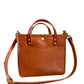 Brookie Crossbody Tote in Montana Veg-tan