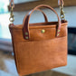 Brookie Crossbody Tote in Montana Veg-tan