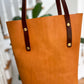 Tall Tote in Premium Saddle