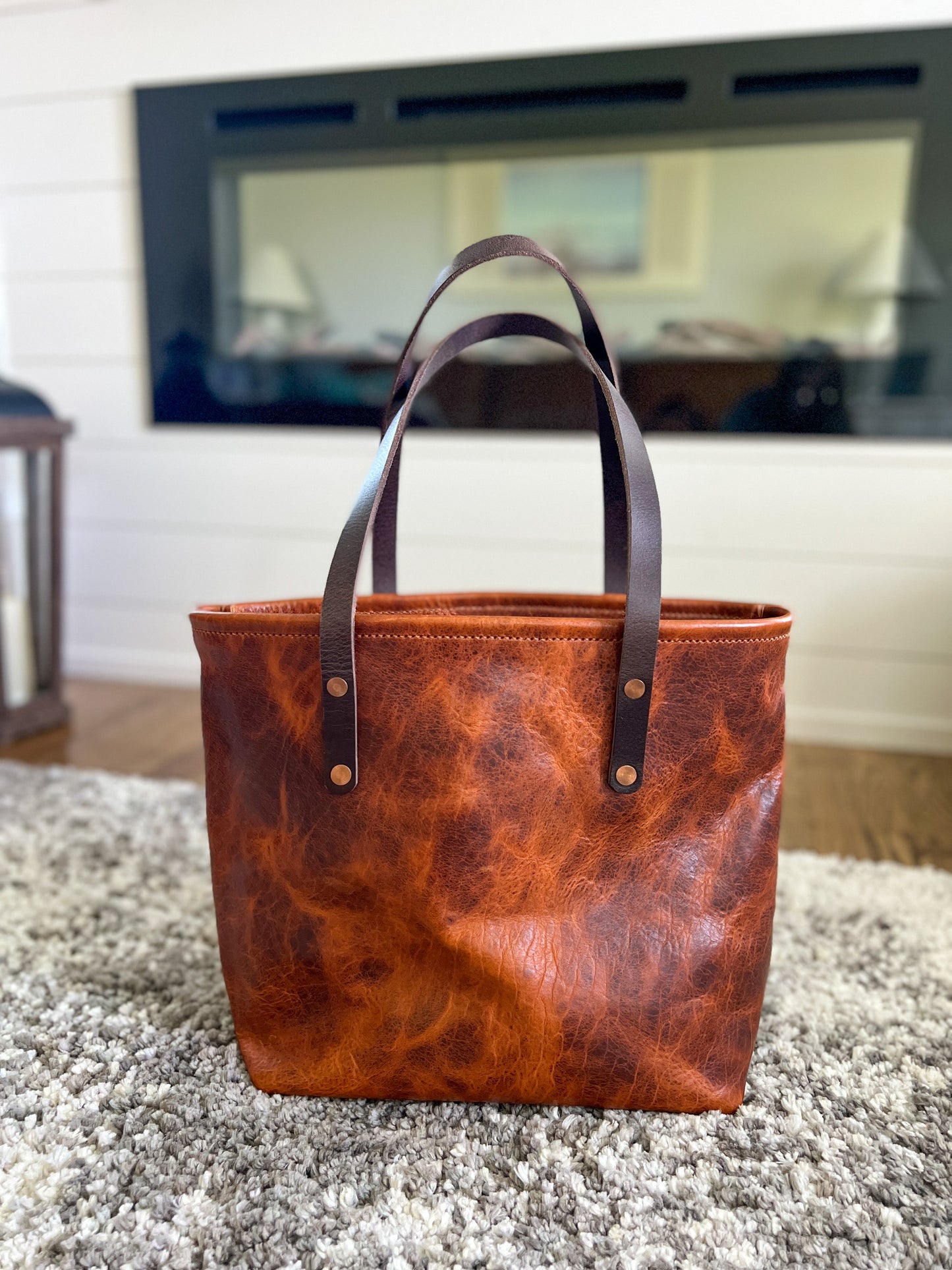 Classic Tote in Maple Glazed Bison