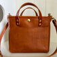 Brookie Crossbody Tote in Montana Veg-tan