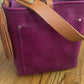 Bennett Bucket in Vachetta Lilac