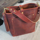 Bennett Bucket in Amber Full Grain Leather