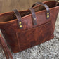 East-West Tote in Maple Glazed Bison