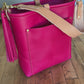 Bennett Bucket in Fuscia Vachetta (non-milled)