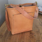 Bennett Bucket in Natural Vachetta (non-milled)