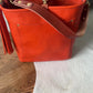 Bennett Bucket in Mandarin Vachetta