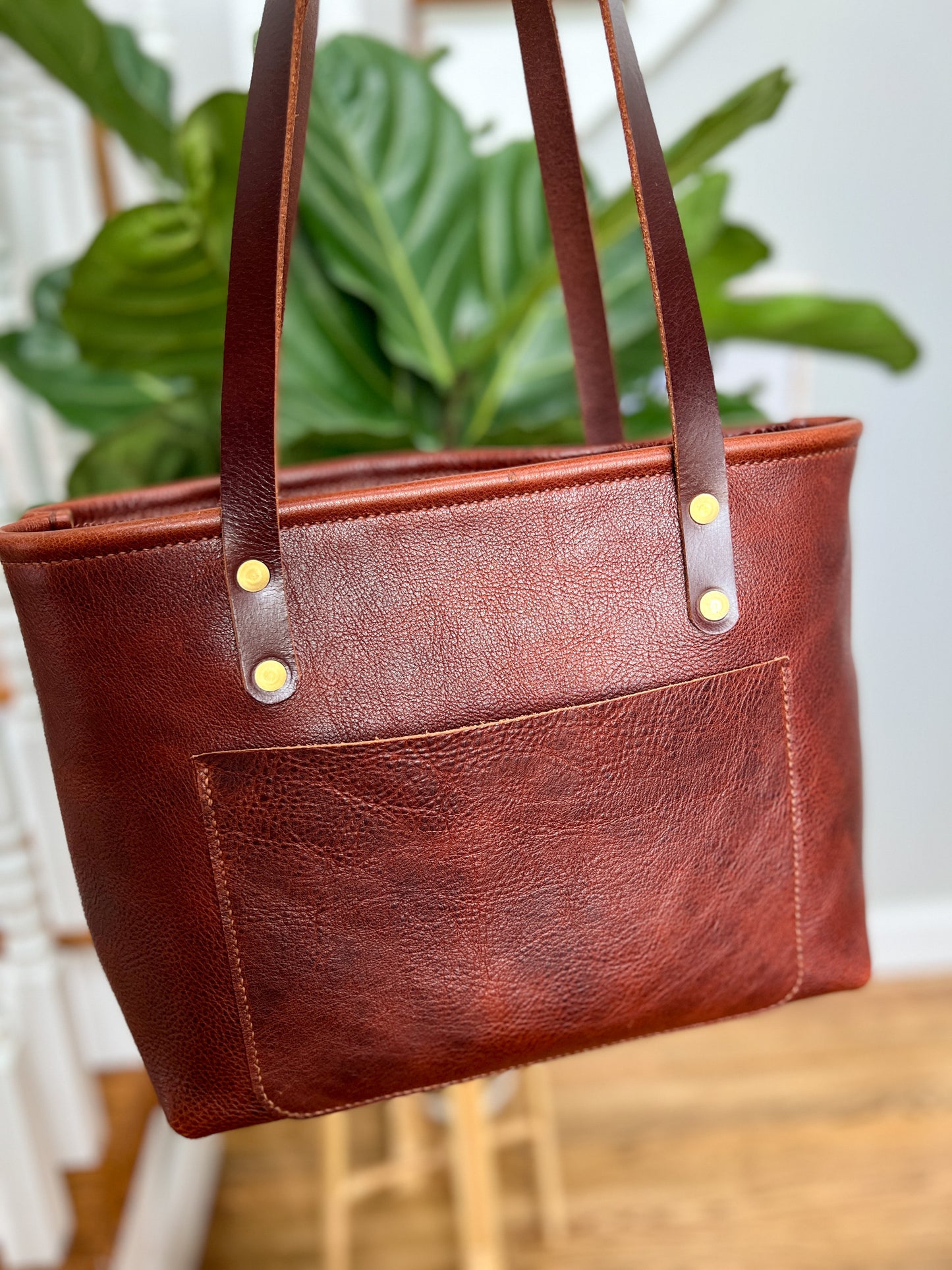 East-West Shopper in New Cognac