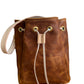 Emery Drawstring Bucket in Timber