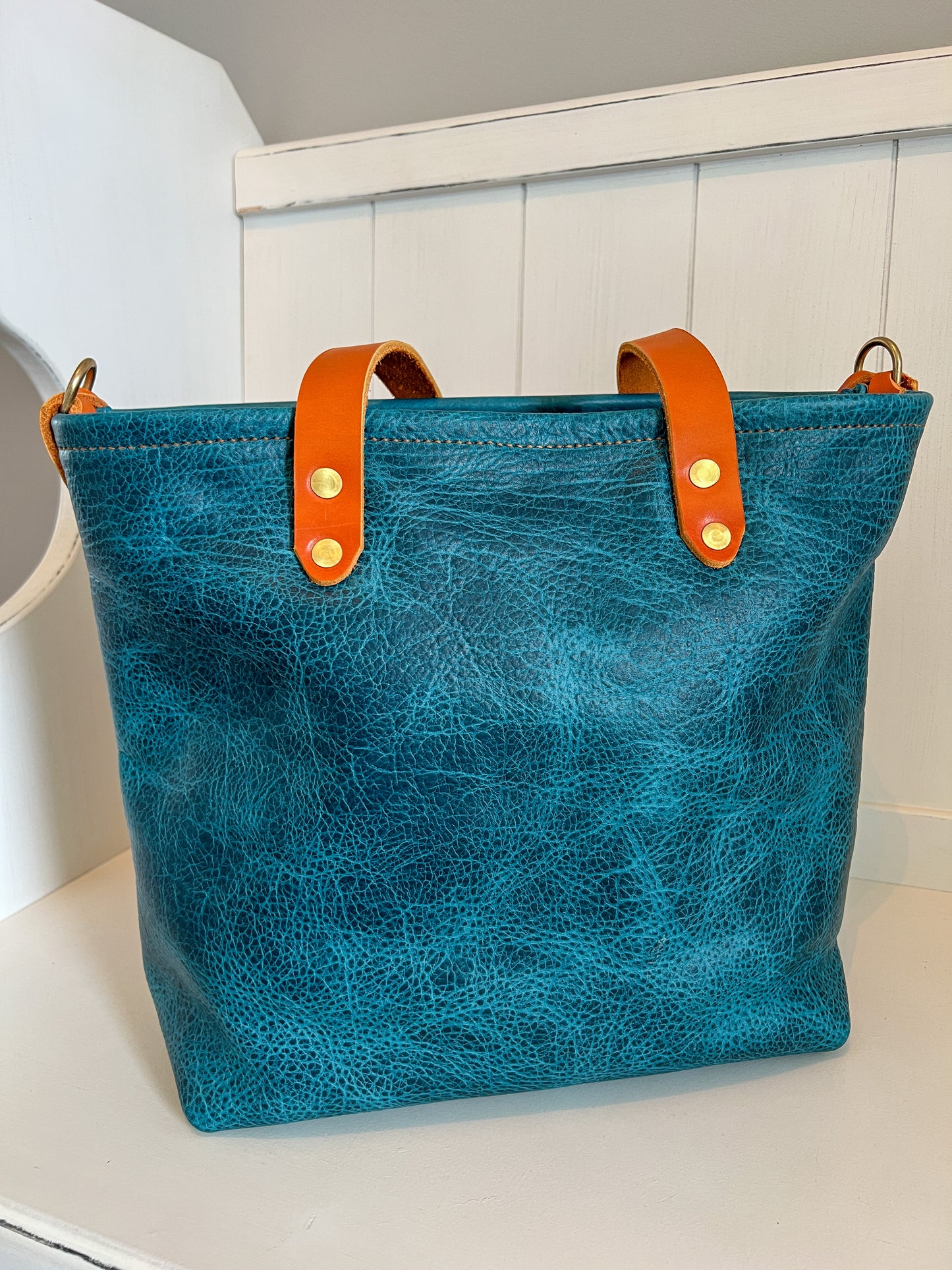 Classic Tote in Blue Moon Bison