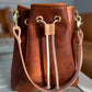 Emery Drawstring Bucket in Cider