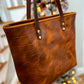 Medium Tote in Maple Glazed Bison Leather