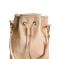 Emery Drawstring Bucket in Milled Vegetable Tan