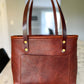 East-West Shopper in New Cognac