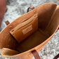 Full Grain Veg Tan Classic Tote in Premium Saddle