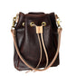 Emery Drawstring Bucket in Mocha