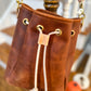 Emery Drawstring Bucket in Cider