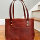 East-West Shopper in New Cognac