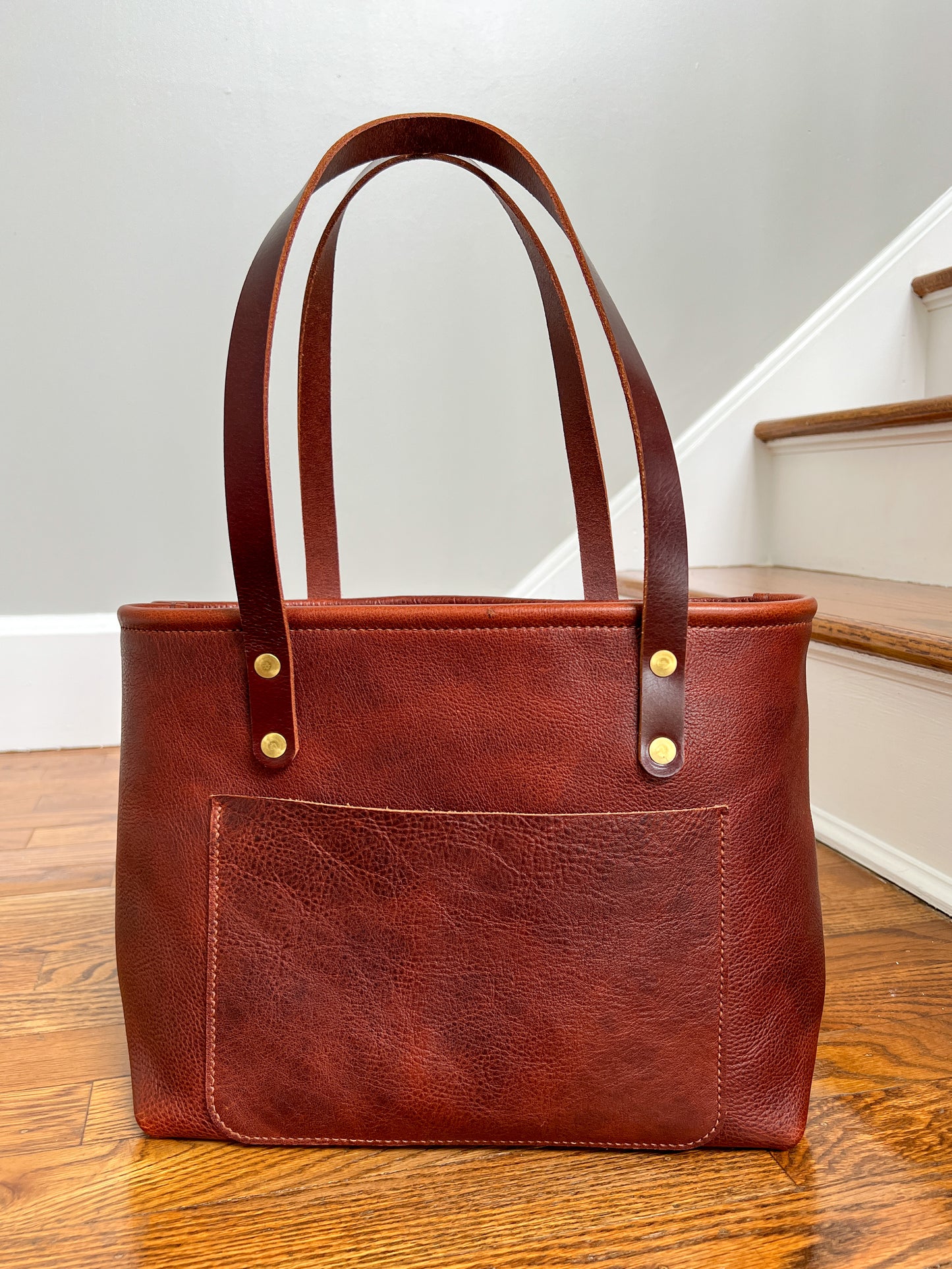 East-West Shopper in New Cognac