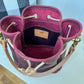Emery Drawstring Bucket in Purple Kodiak